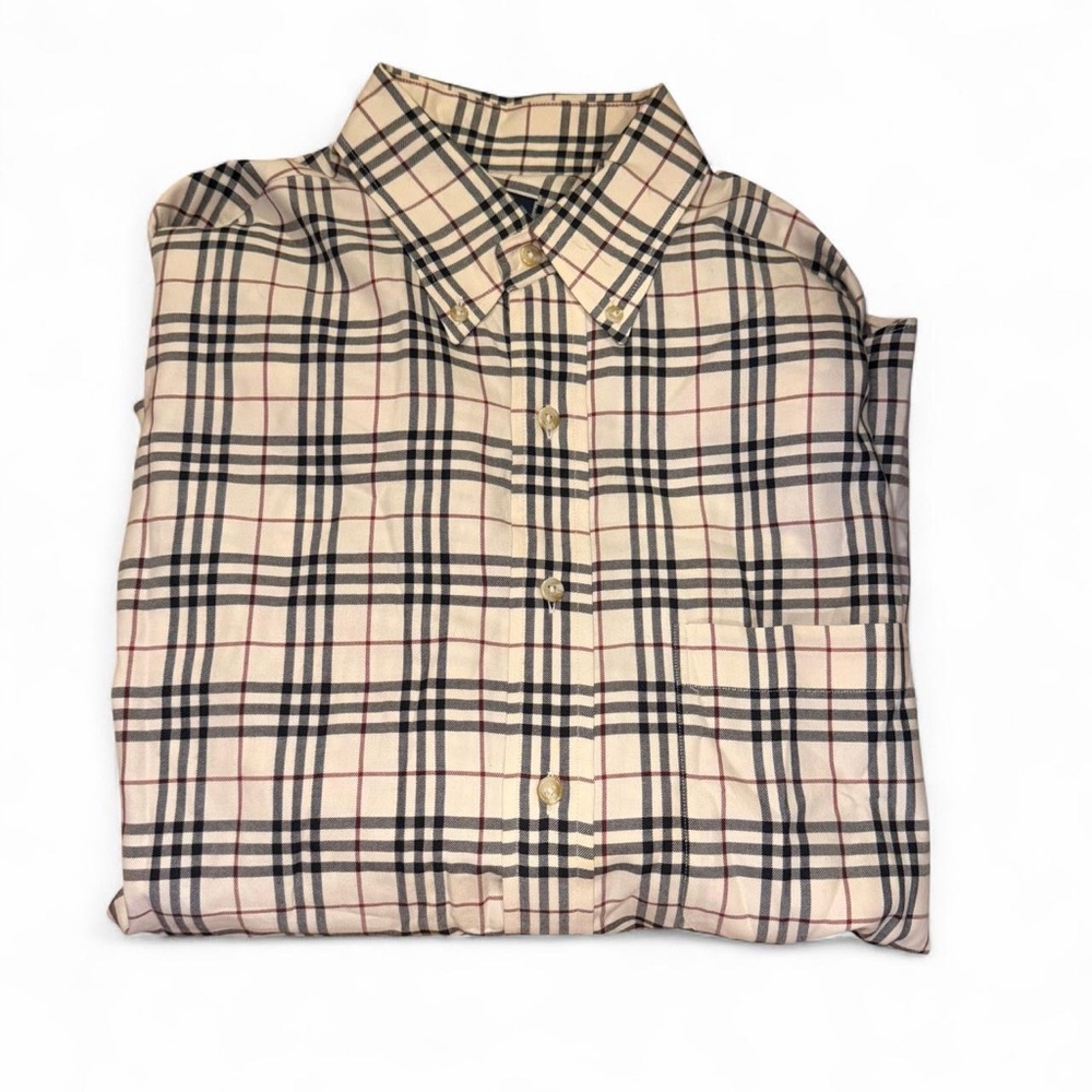Burberry London Nova Check long-sleeve button-down shirt - Picture 2 of 12